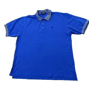 ASHWORTH Golf Poloshirt Herren XL Blau Maritim Preppy Kontrast Bündchen Retro Opa - Bild 1 von 23