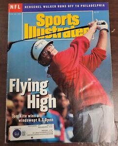 Tom Kite Signed Sports Illustrated 6/29/92 Masters Golf PGA Autograph Beckett 