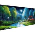 Large 5D Diamond Painting Forest Stream Cross Stitch Room Embroidery Wall Decor