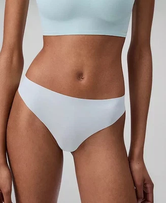 Paquete de 3 tangas de ropa interior invisibles para mujer Calvin Klein, azul claro, talla Xs 0104 Foto 1 de 3