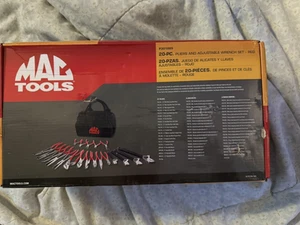 New Mac Tools 20 Piece Pliers And Adjustable Wrench Set - Picture 1 of 10