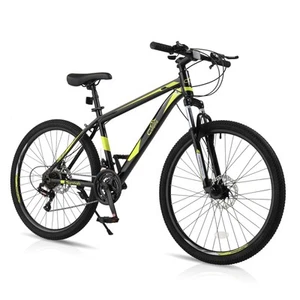 26" Mountain Bike 21 Speed Front Suspension Men Women Bicycle - Picture 1 of 8