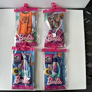 Konvolut 4 Barbie & Ken Fashion Packs 4 Outfits Zubehör - Bild 1 von 6