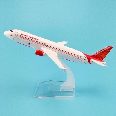 1:400 Alloy Diecast Airplane Model 16cm Air India Airbus A320-200 Collection - Image 1 of 4