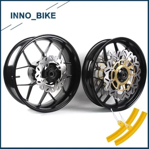 Arashi Front Rear Wheels Rims w/ Brake Discs Rotors For Honda CBR600RR 2007-2017 - Picture 1 of 11