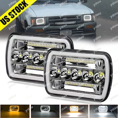 Faro LED 5x7" 7x6" para camioneta Toyota 1982-1995 4Runner haz alto-bajo DRL Foto 1 de 4