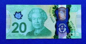 2015 Canada Banknote $20 Dollar Commemorative Queen Elizabeth ll #222 - Foto 1 di 2