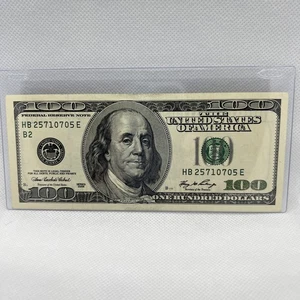 Series 2006 ~ US One Hundred Dollar Bill $100 ~ New York - HB 25710705 E - Picture 1 of 4