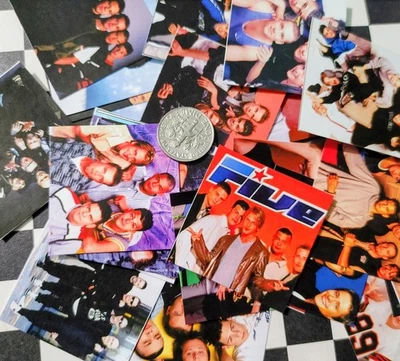 Lote de pegatinas / Cinco / 5ive / Boy Band / Estilo años 90 / 50 pegatinas Foto 1 de 4