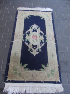 Beautiful hand-woven Chinese Antiques rug 140x68-cm / 55.1x26.7-inches - Picture 1 of 12