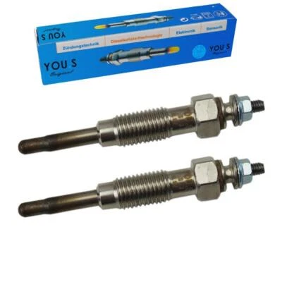 2 x YOU.S GENUINE GLOW PLUGS FOR CASALINI HANIX MITSUBISHI PERKINS - NEW - Image 1 of 2