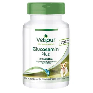 Glucosamin Plus - Gelenktabletten - 90 Tabletten - Futterergänzung für Hunde ... - Bild 1 von 7