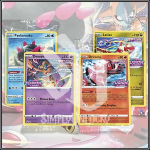 Pokemon Fusion Strike Build & Battle Prerelease PROMOs LATIAS DEOXYS ORICORIOđ„ - Bild 1 von 2