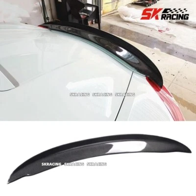 适用于保时捷 981 2013 - 2016 Boxster Cayman 真碳纤维后锅炉翼 — 第 1/4 张图片