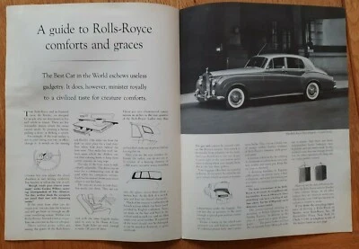 1961 American ROLLS ROYCE SILVER CLOUD II car brochure. USA very rare catalogue - Image 1 of 4