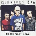Midnight Oil 20,000 Watts R.S.L. (CD) Album