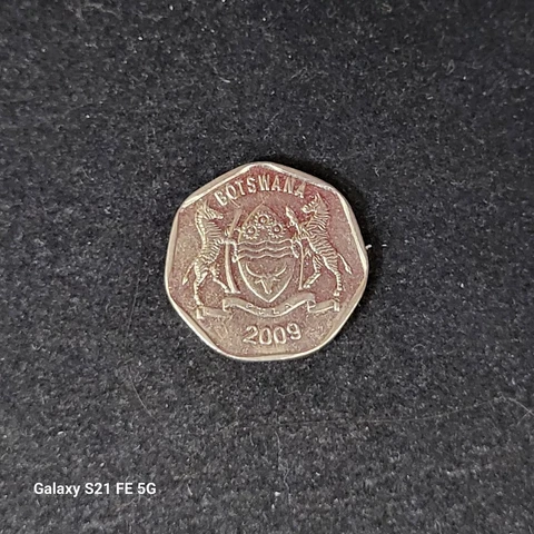 Botswana 25 Thebe KM# 28 2009   A3072     I COMBINE SHIPPING Cover