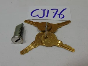 DIEBOLD UNDER COUNTER LOCK CYLINDER LOCK & KEYS #7042 - Picture 1 of 5