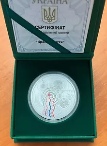 UCRANIA, PLATA 1 OZ - 10 HRYVEN 2024 "A Gota de Vida" - Imagen 1 de 4