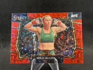 2023 PANINI SELECT UFC MOLLY MCCANN #205 ROOKIE OCTAGONSIDE H2 RED DISCO 22/99