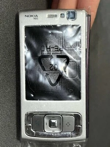 Nokia N95 Full Housing Cover with slide Silver Dark Purple New - Picture 1 of 3