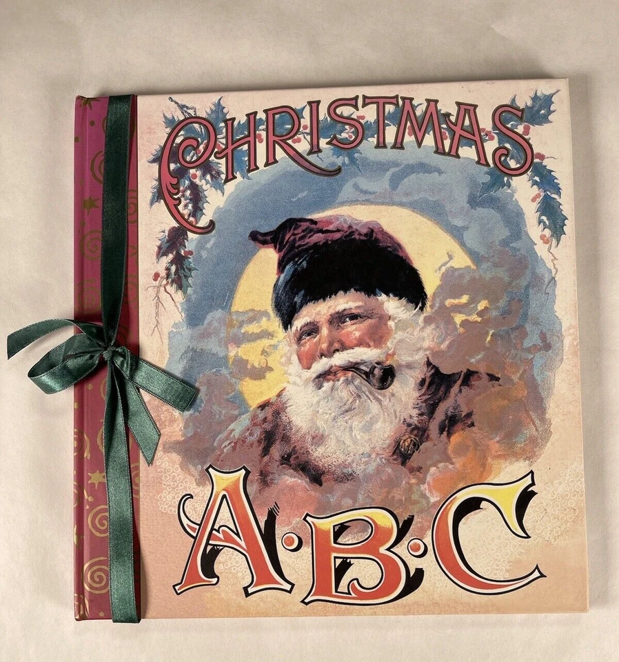 Christmas ABC Akmon 1999 Blushing Rose Publishing New Stickers Illustrated Book Foto 1 de 4