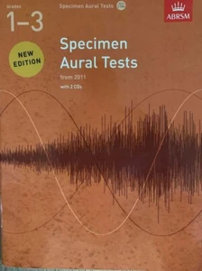 ABRSM Specimen aural tests from 2011, Grades 1-3, with 2 CDs - Picture 1 of 1