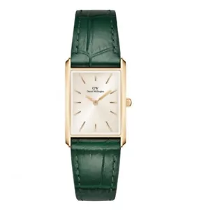 DANIEL WELLINGTON Bound Crocodile Champagne Sunray Gold DW00100695 NUOVO - Foto 1 di 2