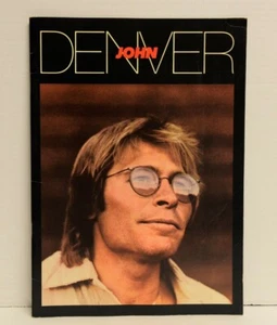 JOHN DENVER 1980 U.S. TOUR CONCERT PROGRAM BOOK 10 X 14 - Picture 1 of 7
