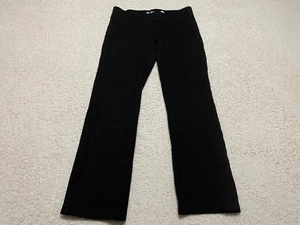 Betabrand Womens PM Yoga Dress Pants Black Straight Rayon Nylon Mid Rise Petites - Picture 1 of 11
