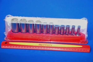 Snap-on NEW Ships FREE 11 Piece 3/8" Drive 12-Point SAE Deep Socket Set 211SFY - Picture 1 of 5