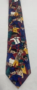 SAVE THE CHILDREN “DADS” SARAH - AGE 12 MEN’S NECKTIE TIE DOCTOR POLICE CHEF - Picture 1 of 4