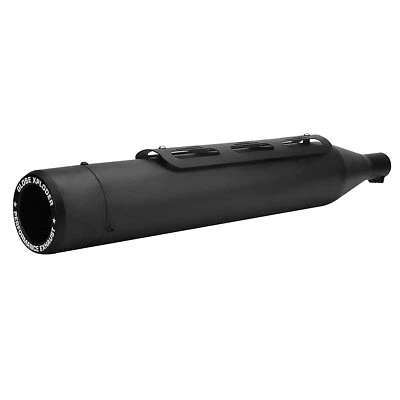 Fit For Royal Enfield Bullet Classic Motorcycle 350 500 Exhaust Silencer Black - Image 1 of 3