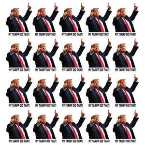 100pcs Funny Trump I Did That Stickers Trump Stickers Trump Decal for Cars (F) D - Bild 1 von 5