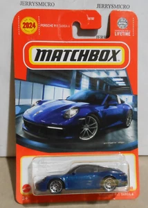 MATCHBOX NUOVO PER 2024 PORSCHE 911 TARGA 4 IN BLU #60/100 - Foto 1 di 1