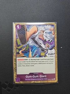 Gum-Gum Giant OP09-078 English Rare Emperors In New World One Piece Card Game - Picture 1 of 1