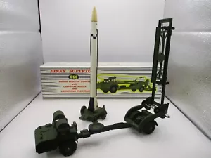 DINKY SUPERTOYS # 666 CORPORAL MISSILE ERECTOR VEHICLE ORIGINAL NEAR MINT IN BOX - Picture 1 of 24