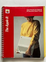 Vtg 1983 Apple IIc Computer Spiral Bound Interactive Owners Guide Manual Book