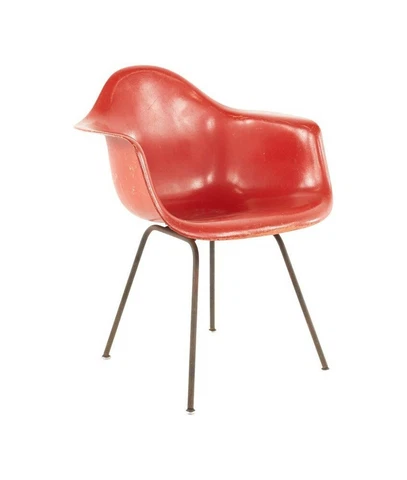 Eames For Herman Miller Mid Century Red Fiberglass Shell Chair Cover