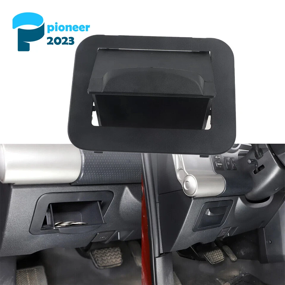 Caja de almacenamiento de fusibles de consola central de auto ABS negra para Toyota FJ Cruiser 2007-2021 Foto 1 de 4