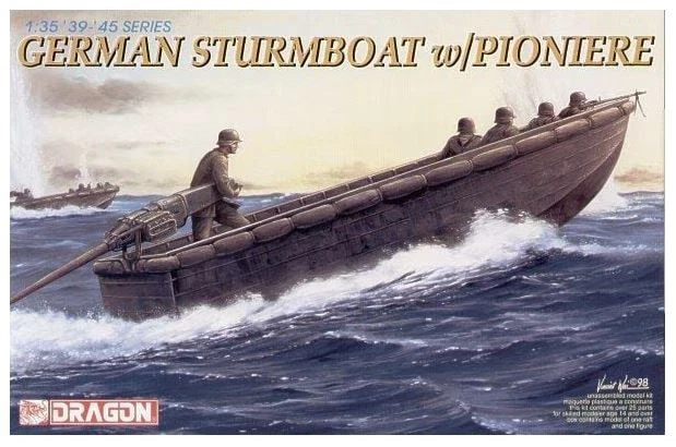 Dragon GERMAN STURMBOAT W/PIONIERE KIT 1:35 - Immagine 1 di 1