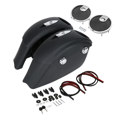 Alforja rígida mate tapa de audio cierre electrónico y parrilla para Indian Chieftain Elite Foto 1 de 4