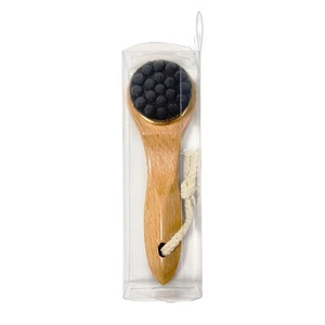Dry Skin Brush Dry Brushing Scrubber Natural Bristle Wood Handle Massage Scrubbe - Picture 1 of 12
