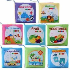 Cloth Baby Book Intelligence Development Educational Toy Soft Cloth Kids  Book