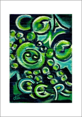 JACQUELINE DITT - Cancer A4 DRUCK n.Gemälde Krebs Sternzeichen - Bild 1 von 3