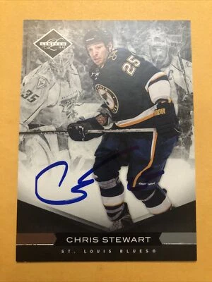 Chris Stewart Signed St. Louis Blues Card Foto 1 de 2