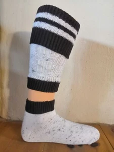 1 Paar Loferl Trachten Socken Kniestrümpfe Wolle Oktoberfest Beige Gr. 39-42 - Bild 1 von 1