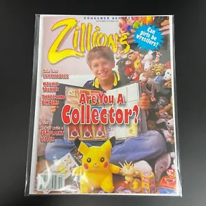 Vintage September/October 1999 Zillions Magazine Pokemon Kids Consumer Report - Picture 1 of 6