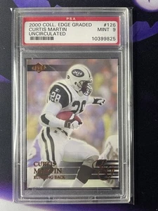 Curtis Martin Uncirculated PSA 9 2000 Collectors Edge - Picture 1 of 1