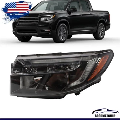 Faro LED del lado izquierdo del conductor para Honda Ridgeline Passport 2021-2023 Foto 1 de 4